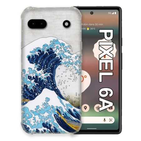 Coque Pour Google Pixel 6A Peinture La Grande Vague