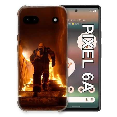 Coque Pour Google Pixel 6A Pompier Escalier