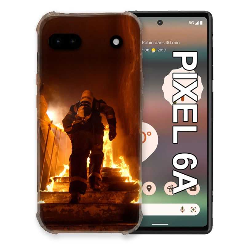 Coque Pour Google Pixel 6A Pompier Escalier