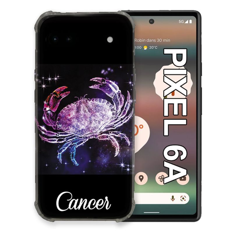 Coque Pour Google Pixel 6A Signe Zodiaque 2 Cancer