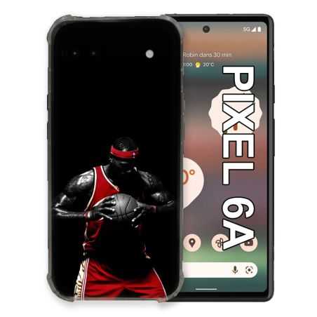 Coque Pour Google Pixel 6A Sport Basketeur