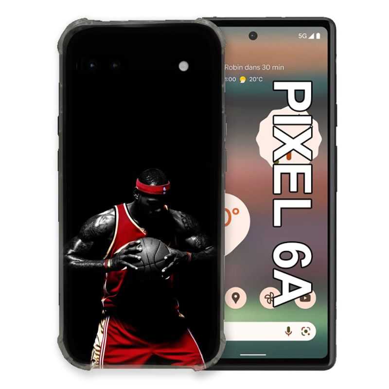 Coque Pour Google Pixel 6A Sport Basketeur