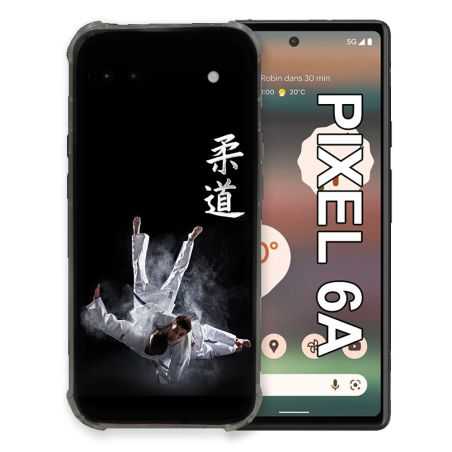 Coque Pour Google Pixel 6A Sport Judo Noir