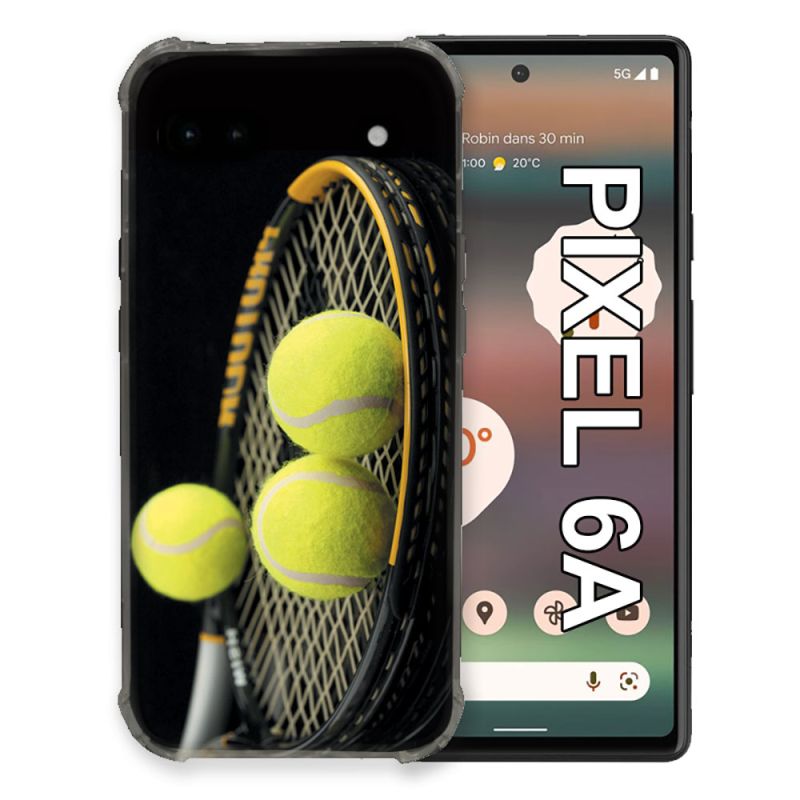 Coque Pour Google Pixel 6A Sport Tennis Balls