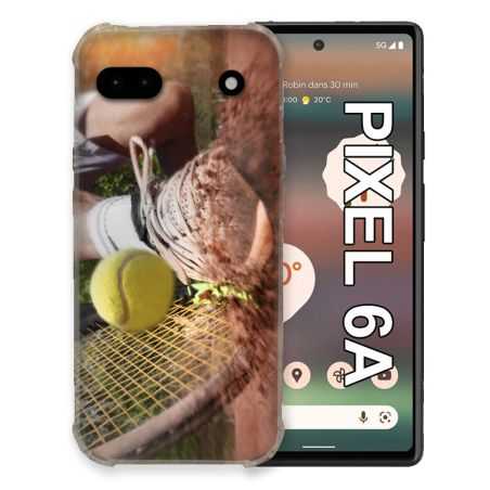 Coque Pour Google Pixel 6A Sport Tennis Glissade