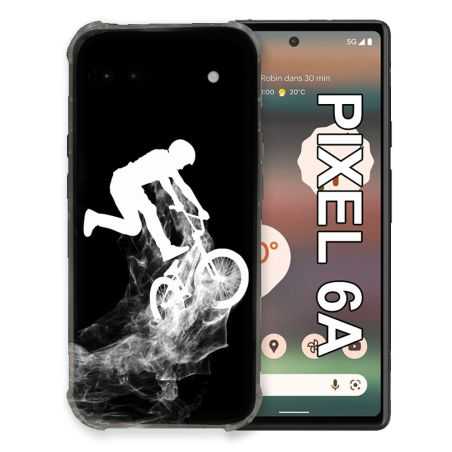 Coque Pour Google Pixel 6A Sport VTT Noir