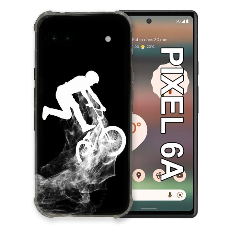 Coque Pour Google Pixel 6A Sport VTT Noir