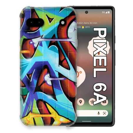 Coque Pour Google Pixel 6A Street Art Graf Color