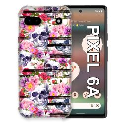Coque Pour Google Pixel 6A Tete de Mort Pattern