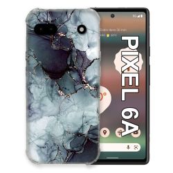 Coque Pour Google Pixel 6A Texture Marbre Gris