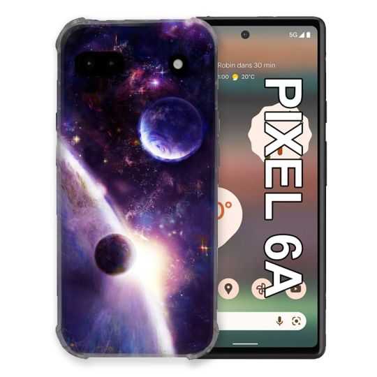 Coque Pour Google Pixel 6A Univers Planete Stellaire