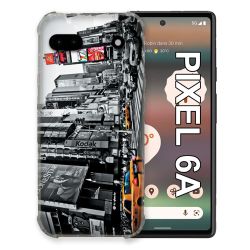 Coque Pour Google Pixel 6A Voyage Amerique USA New York Taxi