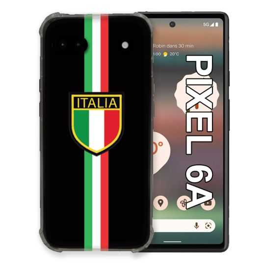 Coque Pour Google Pixel 6A Voyage Italie 3 Noir