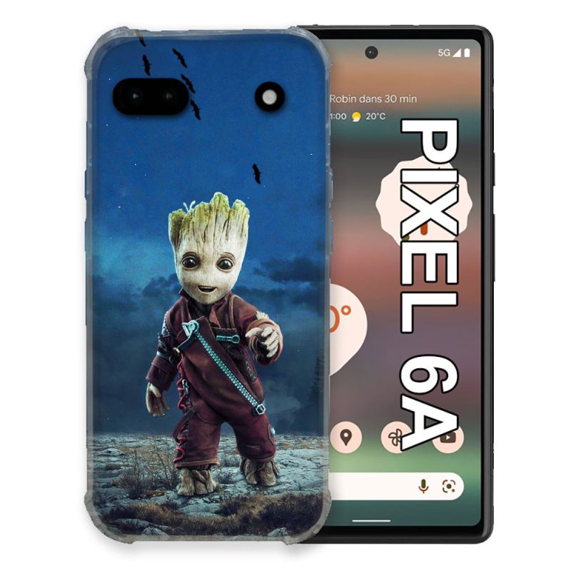 Coque Pour Google Pixel 6A Groot Bleu