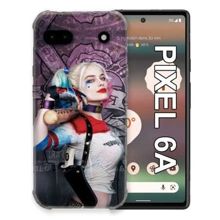 Coque Pour Google Pixel 6A Harley Quinn Batte