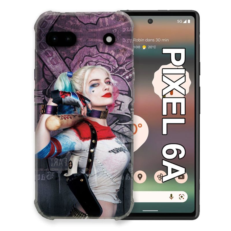 Coque Pour Google Pixel 6A Harley Quinn Batte