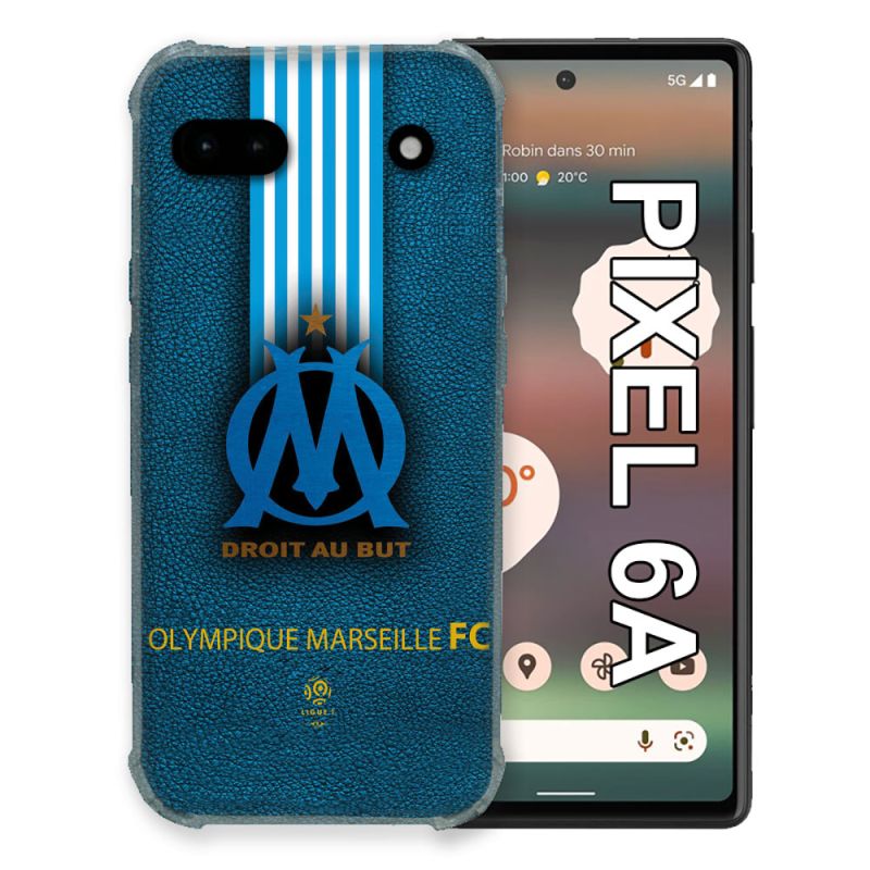 Coque Pour Google Pixel 6A Olympique Marseille OM Bande