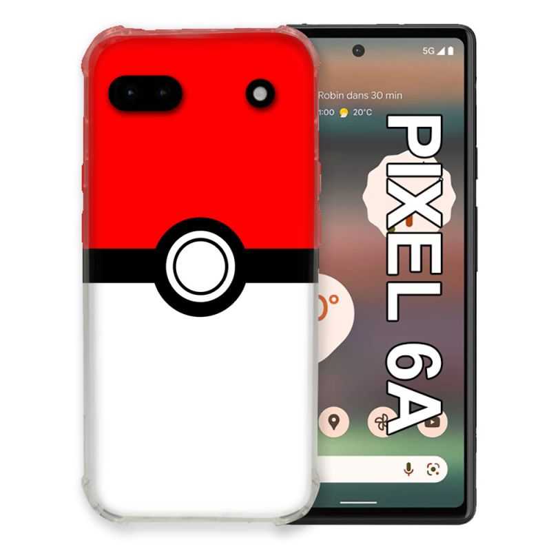 Coque Pour Google Pixel 6A Pokemon Pokeball