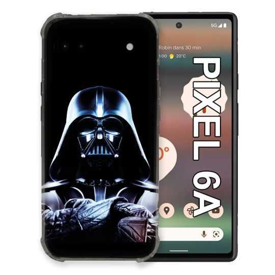 Coque Pour Google Pixel 6A Star Wars - Dark Vador Noir