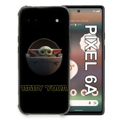 Coque Pour Google Pixel 6A Star Wars - Yoda bebe noir