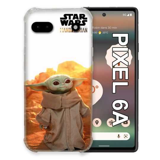 Coque Pour Google Pixel 6A Star Wars - Yoda bebe soleil