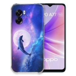Coque Pour Oppo A77 5G Animal Dauphin Vague