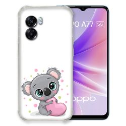 Coque Pour Oppo A77 5G Animal Koala Cœur