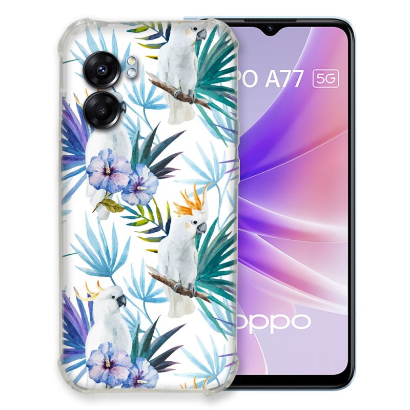 Coque Pour Oppo A77 5G Animal Perroquet Peinture