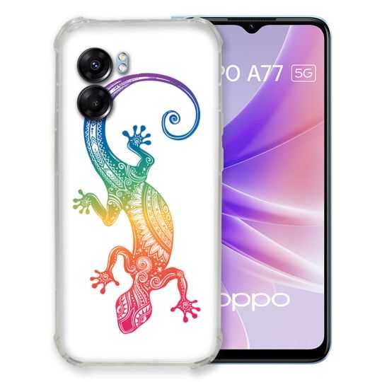 Coque Pour Oppo A77 5G Animal Salamandre Color