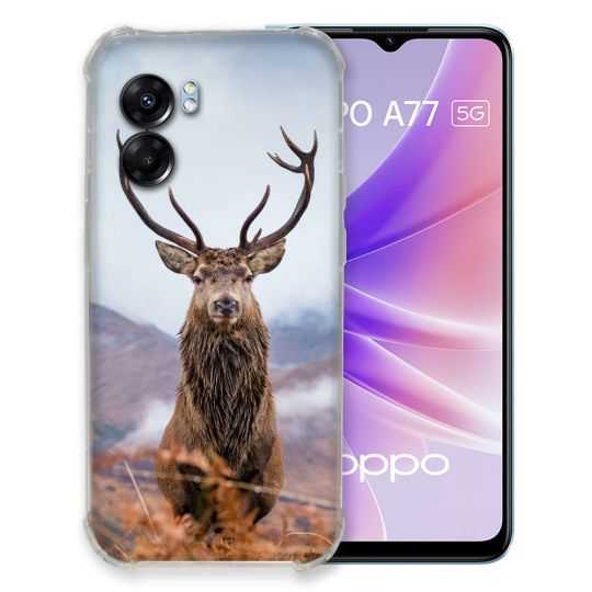 Coque Pour Oppo A77 5G Chasse Chevreuil Montagne