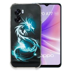 Coque Pour Oppo A77 5G Fantastique Dragon Bleu
