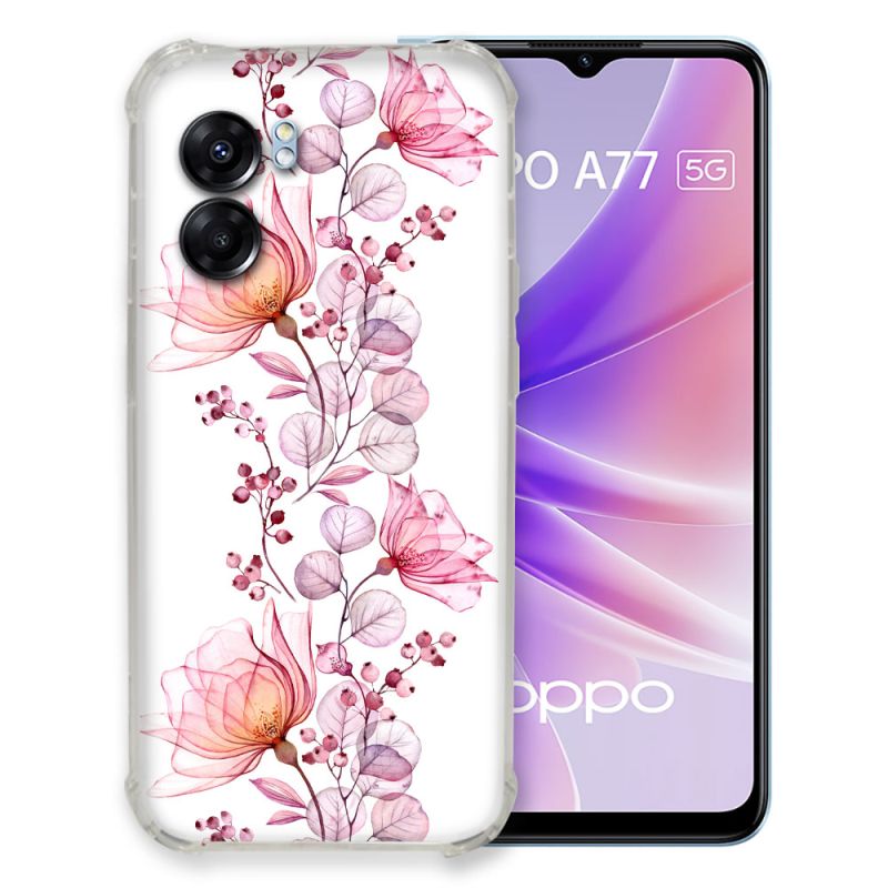 Coque Pour Oppo A77 5G Fleur Eclosion