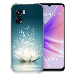 Coque Pour Oppo A77 5G Fleur Lotus Blanc