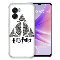 Coque Pour Oppo A77 5G Harry Potter Hollows triangle Blanc