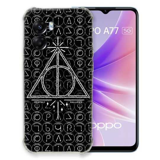 Coque Pour Oppo A77 5G Harry Potter Hollows Triangle Noir