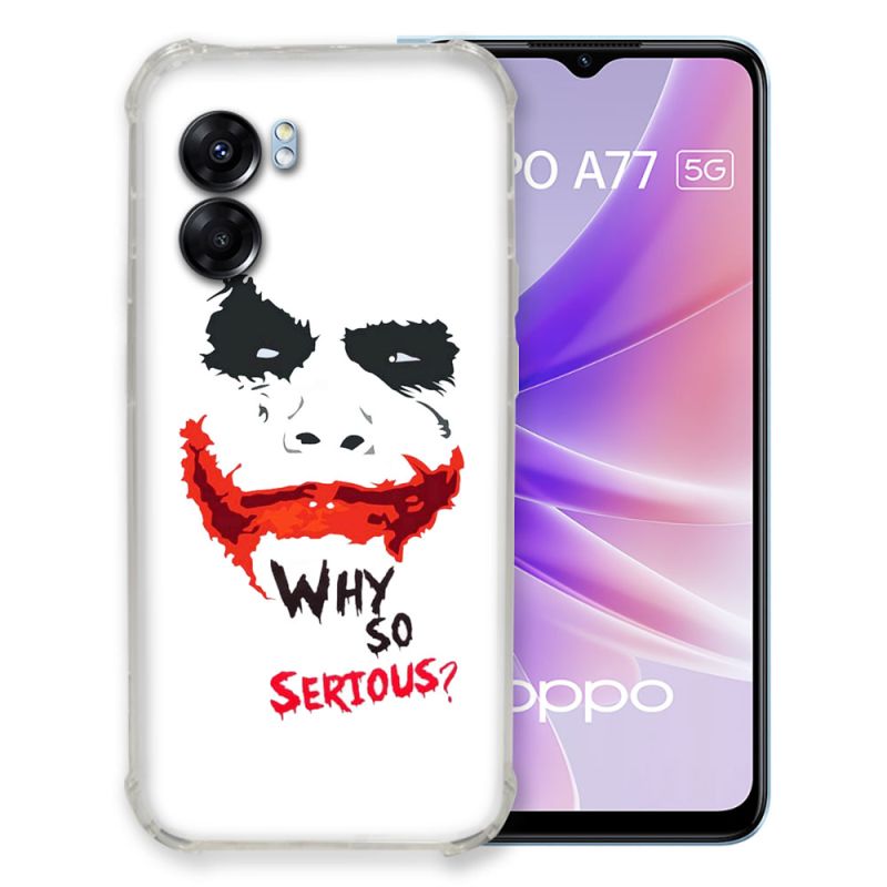 Coque Pour Oppo A77 5G Joker Blanc