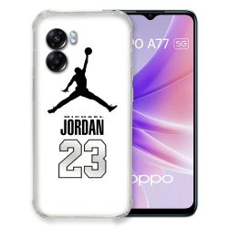 Coque Pour Oppo A77 5G Jordan 23 Blanc