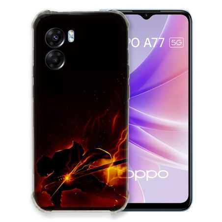 Coque Pour Oppo A77 5G Manga Demon Slayer Electric