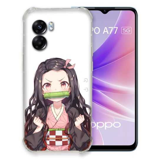 Coque Pour Oppo A77 5G Manga Demon Slayer Nezuko