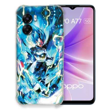 Coque Pour Oppo A77 5G Manga Dragon Ball Vegeta Bleu