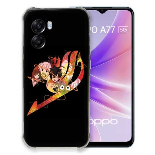 Coque Pour Oppo A77 5G Manga Fairy Tail Logo Noir