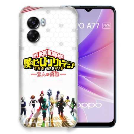 Coque Pour Oppo A77 5G Manga My Hero Academia Blanc