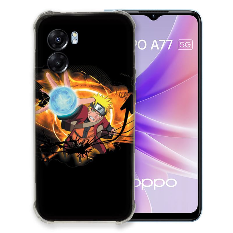 Coque Pour Oppo A77 5G Manga Naruto Noir