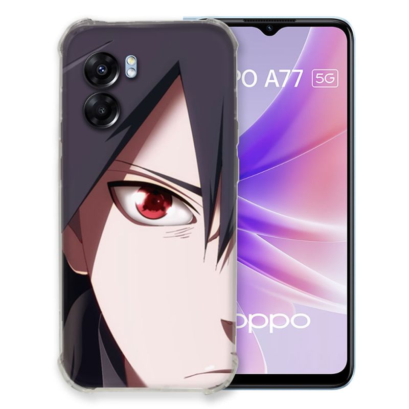 Coque Pour Oppo A77 5G Manga Naruto Sasuke visage