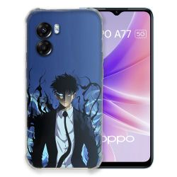 Coque Pour Oppo A77 5G Manga Solo Leveling Sung Bleu