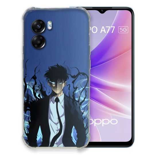 Coque Pour Oppo A77 5G Manga Solo Leveling Sung Bleu