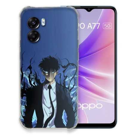 Coque Pour Oppo A77 5G Manga Solo Leveling Sung Bleu