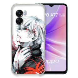 Coque Pour Oppo A77 5G Manga Tokyo Ghoul Kaneki Blanc