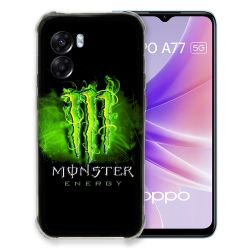 Coque Pour Oppo A77 5G Monster Energy Vert