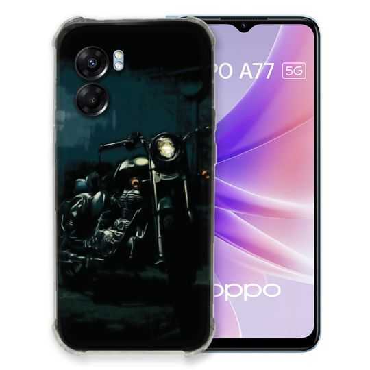 Coque Pour Oppo A77 5G Moto Harley Vintage